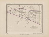 Historische kaart, plattegrond van gemeente Gieten in Drenthe uit 1867 door Kuyper van Kaartcadeau.com