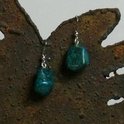Chrysocolla oorbellen Chrysocolla oorbellen