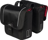 Basil Sport Design Double sac à vélo - Arrière - Polyester hydrofuge - Noir