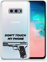 Geschikt voor Samsung Galaxy S10e Uniek TPU Hoesje Pistol DTMP