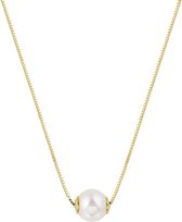 The Jewelry Collection Ketting Parel 0,5 mm 40 + 2 cm - Goud