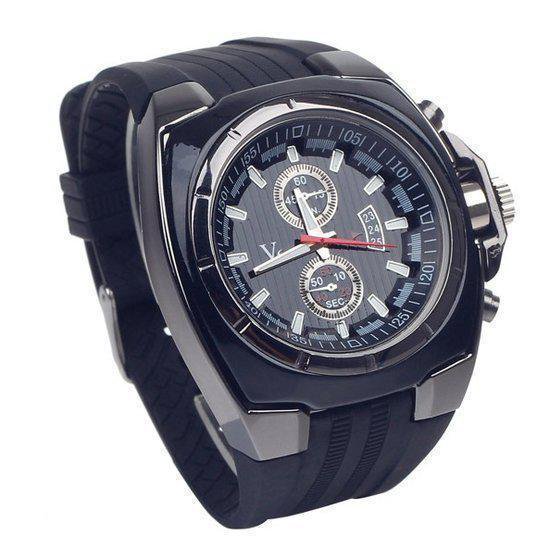 V6 sportief herenhorloge Horloge 45mm bol