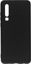 Color Backcover Huawei P30 hoesje - Zwart