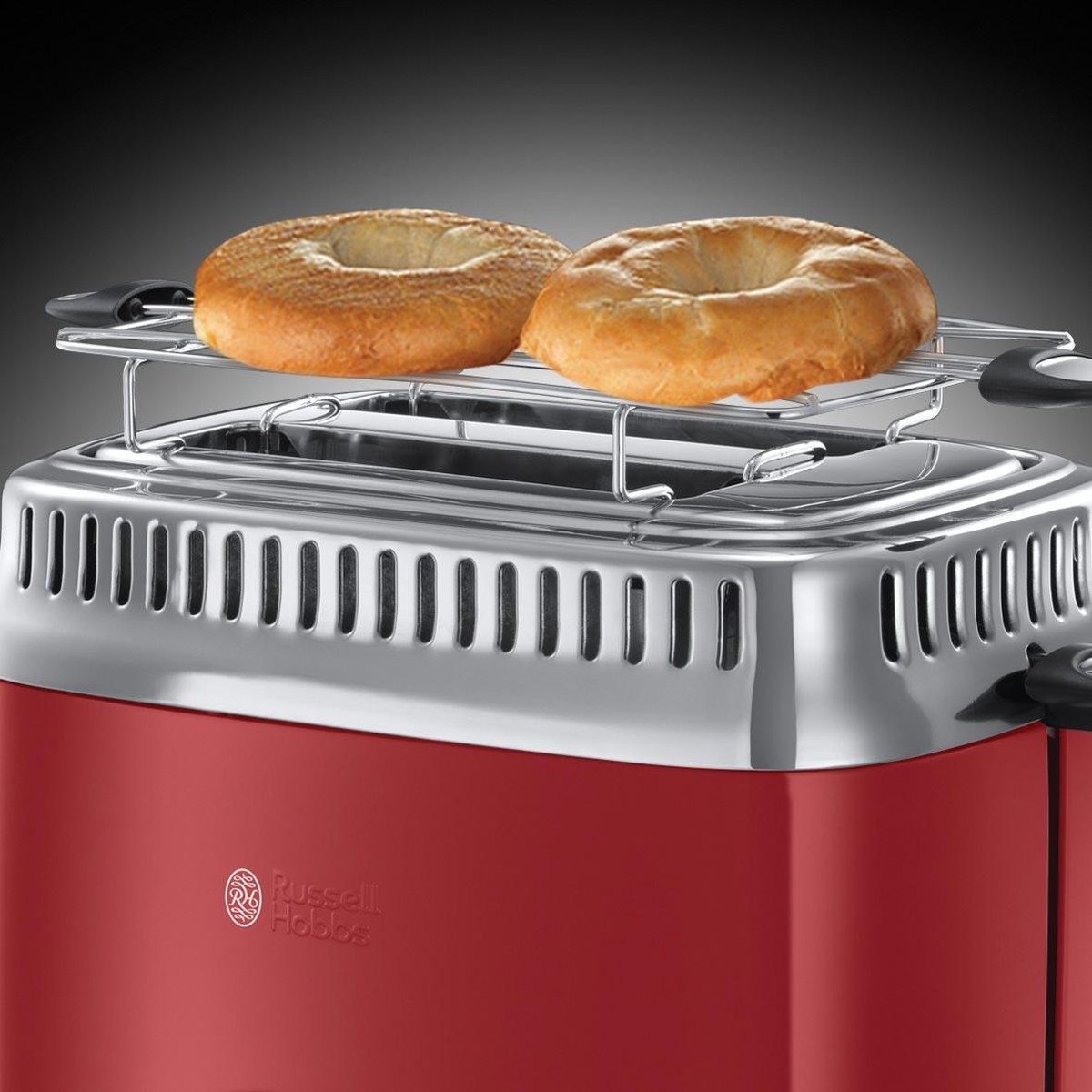 Russell Hobbs 21680-56 Retro Ribbon Red Broodrooster thumbnail 3