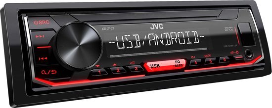 Schuur Megalopolis Dank u voor uw hulp JVC KD-X162 - Autoradio met USB | bol.com