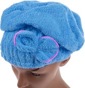 Hoofd handdoek Microvezel - Vochtabsorberend - Blauw