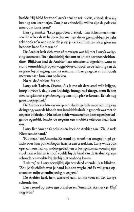 Pagina met tekst, genummerd 14.
