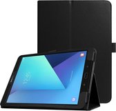 Leather Protective hoes voor Samsung Galaxy Tab S3 9.7 - zwart