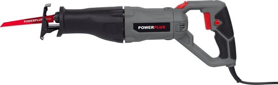 Powerplus POWE30030 Reciprozaag - Elektrische schrobzaag - 710W - Verstelbare hoofdhandgreep - Compact en snelwisselsysteem - Incl. 2 zaagbladen - Reciprozaagbladeren