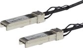 StarTech.com MSA Uncoded Compatible 0.5m 10G SFP+ to SFP+ Direct Attach Breakout Cable Twinax - 10 GbE SFP+ Copper DAC 10 Gbps Low Power Passive Transceiver Module DAC (SFP10GPC05M)