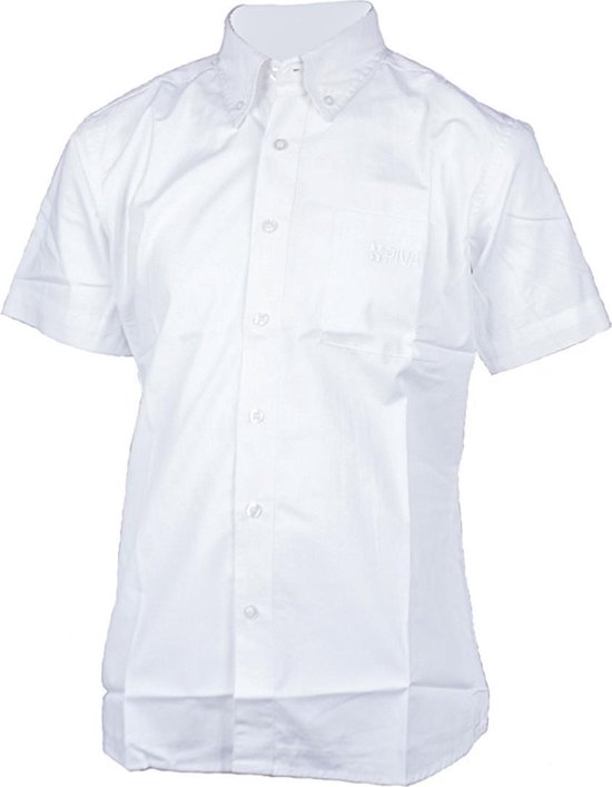 Piva schooluniform hemd korte mouwen  jongens - wit - maat XL/42