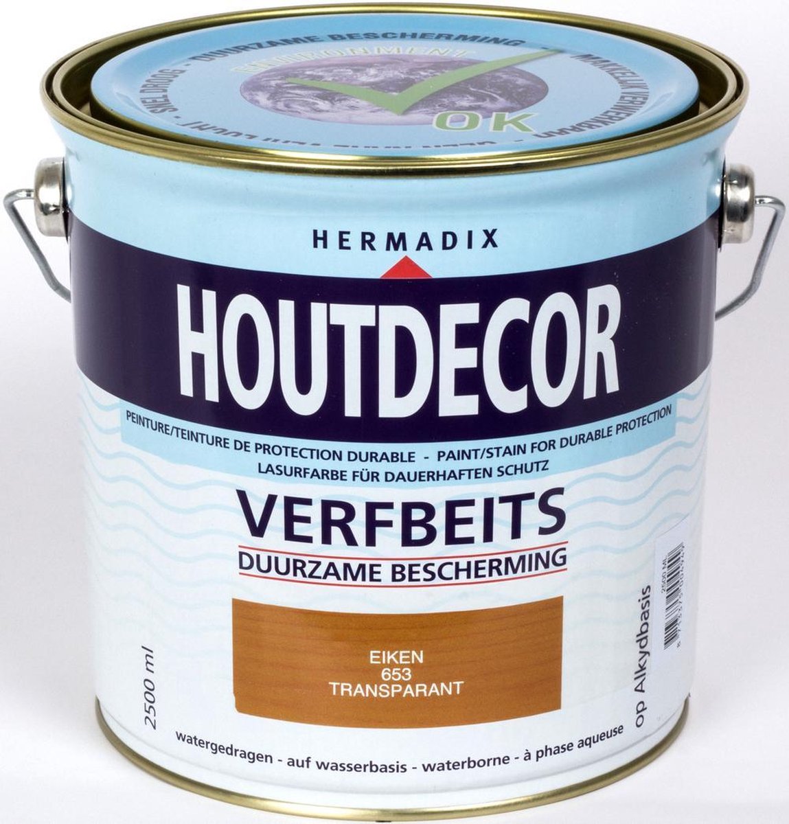 Hermadix Houtdecor Verfbeits Transparant 2,5 liter - 653 Eiken bol.com