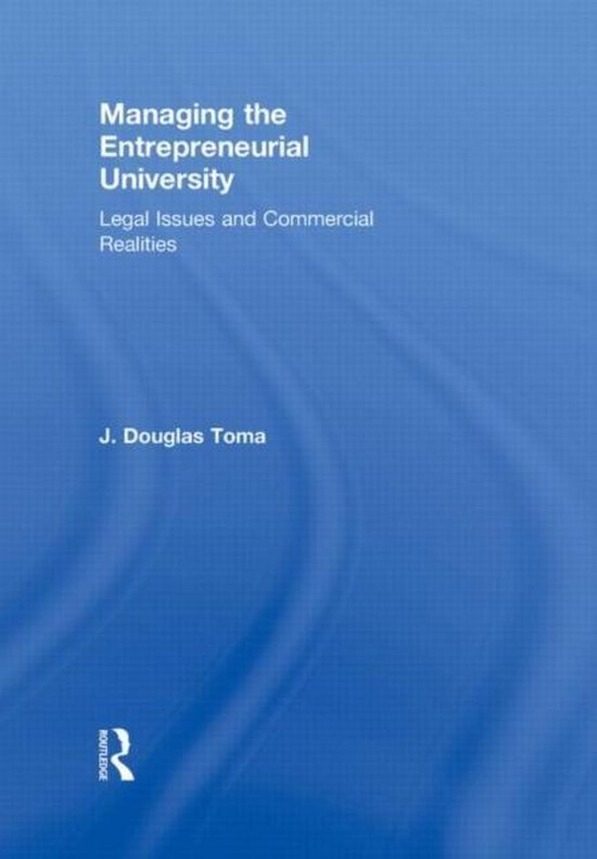 Managing The Entrepreneurial University - cover