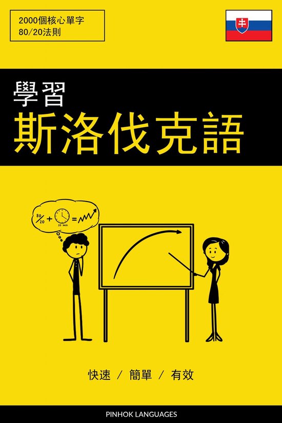 學習斯洛伐克語 - 快速 / 簡單 / 有效 - cover