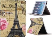 iPad Mini 1, 2, 3 - Design Smart Book Case hoesje Bookcase Cover - Eiffeltoren Paris Willam Dafoo Parijs Eiffel tower Hoes