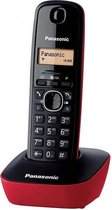 Panasonic KX-TG1611 DECT Nummerherkenning Zwart, Rood
