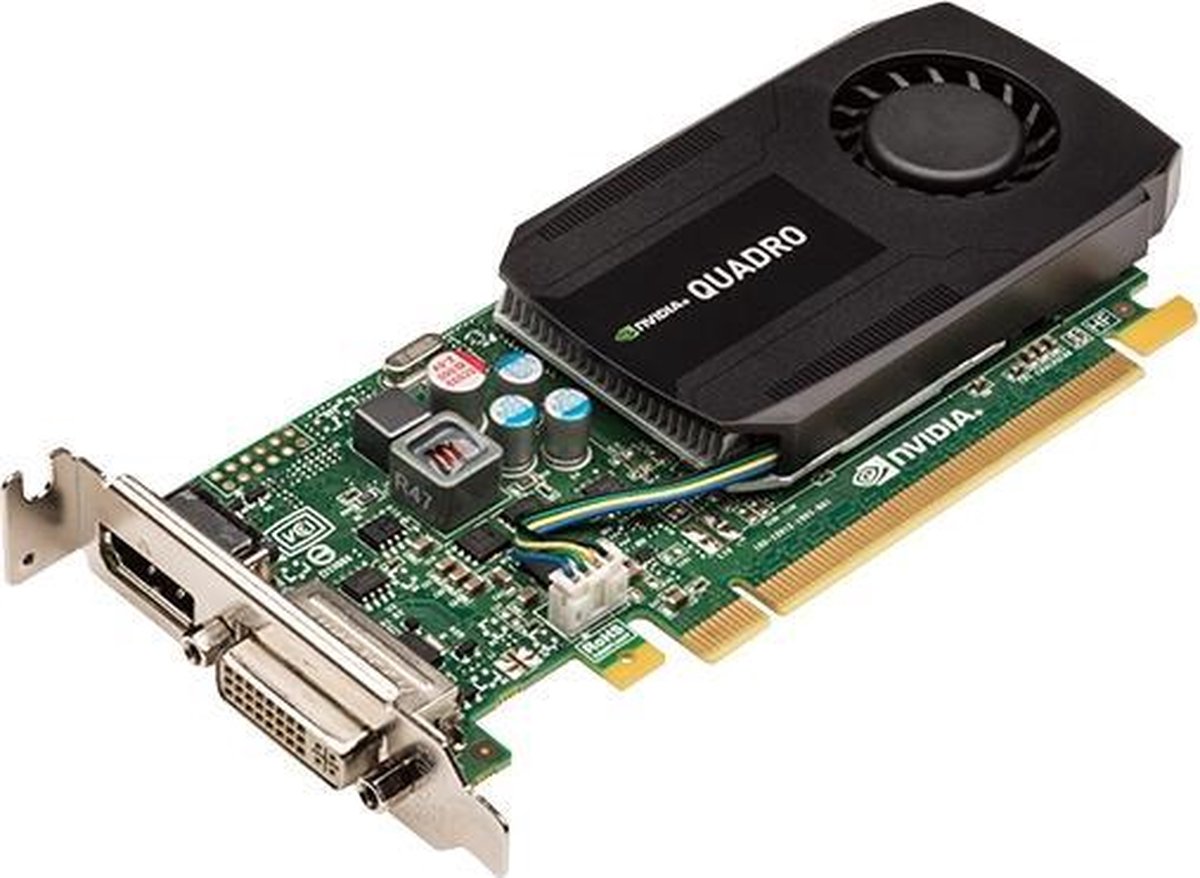 PNY VCQK600-PB videokaart NVIDIA Quadro K600 1 GB GDDR3