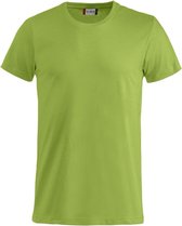 Basic-T bodyfit T-shirt 145 gr/m2 lichtgroen 3xl