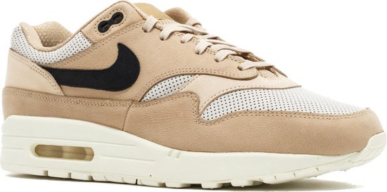 Nike Sneakers Air Max 1 Sneakers Dames - beige zwart - Maat 36 | bol.com