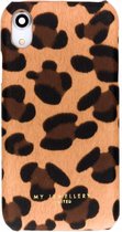 My Jewellery Design Hardcase Backcover iPhone Xr hoesje - Leopard Camel