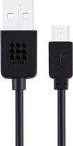 Haweel Gecertificeerde kabel 3 Meter Micro USB High Speed Laadsnoer Oplaadkabel voor Honor 5C, Honor 5X, Honor 6, Honor