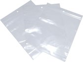 Gripseal zak – hersluitbare zak – hersluitbaar – transparant – A6- 130x200mm– 100 stuks