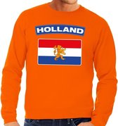 Oranje Holland vlag sweater volwassenen 2XL