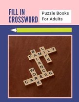 Fill In Crossword Puzzle Books For Adults