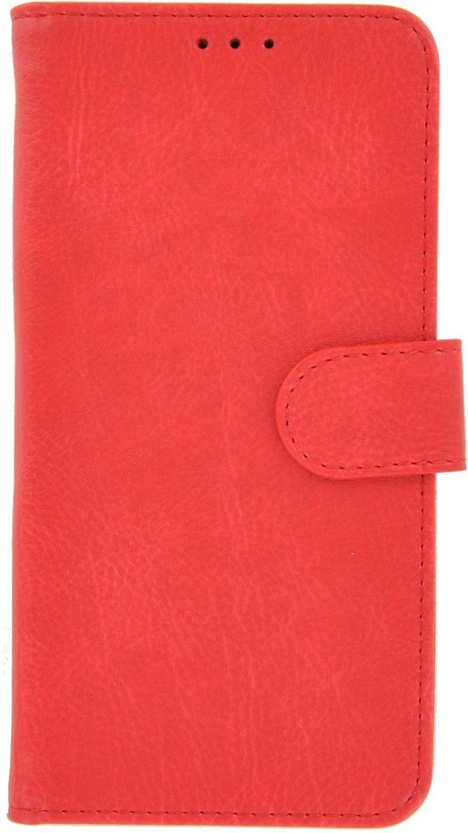 Pearlycase Hoes Wallet Book Case Rood Geschikt voor Huawei P20 Lite (2019)