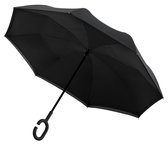 Impliva - Opvouwbare Inside Out Paraplu - Ã˜ 107 cm - Zwart