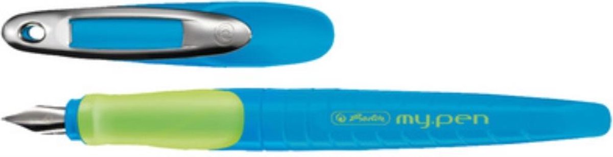 Herlitz - vulpen my.pen - pastel paars en neon geel