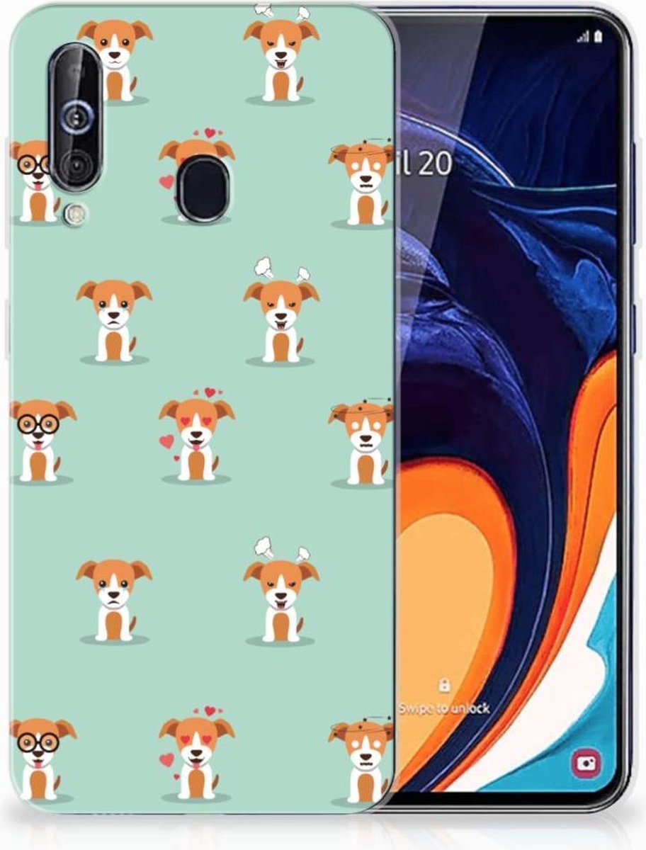 Samsung Galaxy A60 TPU Hoesje Pups