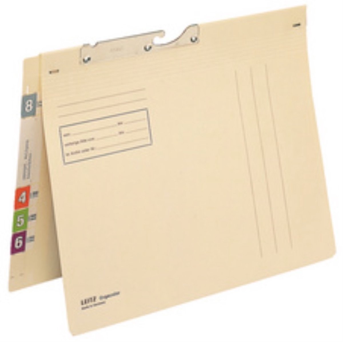 LEITZ Pendelhefter Orgacolor, A4, kaufmännische Heftung - für den Markt: D - L - A - CH - 50 Stück (2134-00-11)