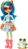 Enchantimals Tamika Boomkikker & Vriendje Burst - Speelfiguur 15 cm