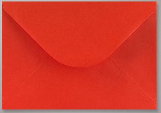 Rode enveloppen 13,3x18,4 cm 100 stuks | bol.com