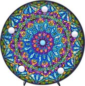 Diamond Painting Decoratieschaal - Mandala - met LED Verlichting - Maak Je Eigen Decoratieschaal