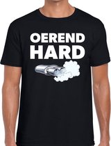 Oerend hard festival t-shirt zwart heren M