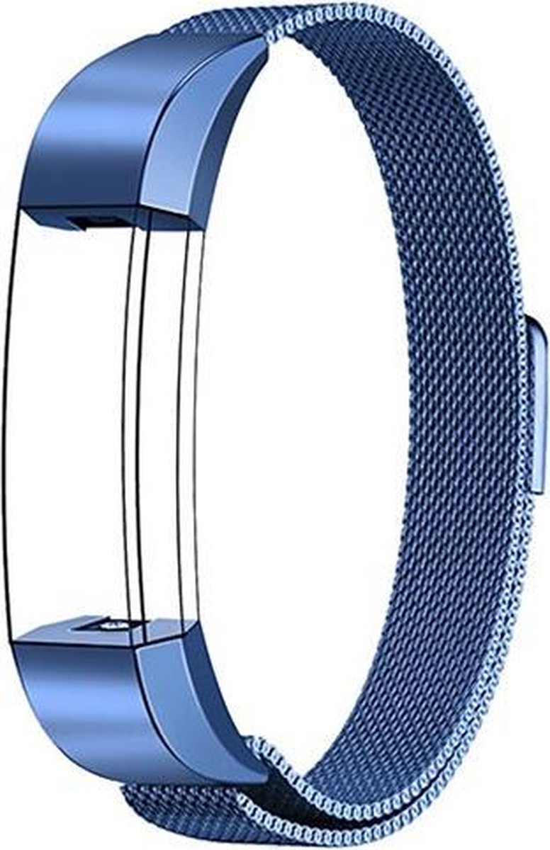 HIPFIT Milanees bandje - Fitbit Alta (HR) - Blauw - Small