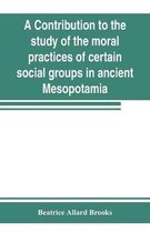 A contribution to the study of the moral practices of certain social groups in ancient Mesopotamia