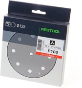 Lot de 10 pièces Festool 499101 STF D125/90 P40 RU2/10 Disques abrasifs pour ponceuses RO 125/ETS 125 