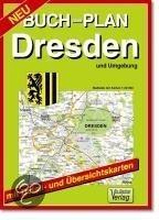 Buchstadtplan Dresden und Umgebung 1 : 20 000 - cover