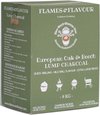 Europees Eiken & Beuken Houtskool 9 KG van Flames & Flavour voor Big Green Egg - Kamado - Kettle BBQ