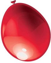 Ballonnen 30cm metallic kersenrood(10st)