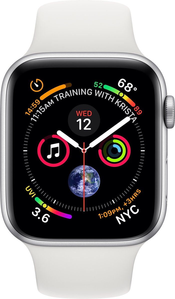 Apple Watch Series 4 - Smartwatch - 40mm - Wit | bol.com
