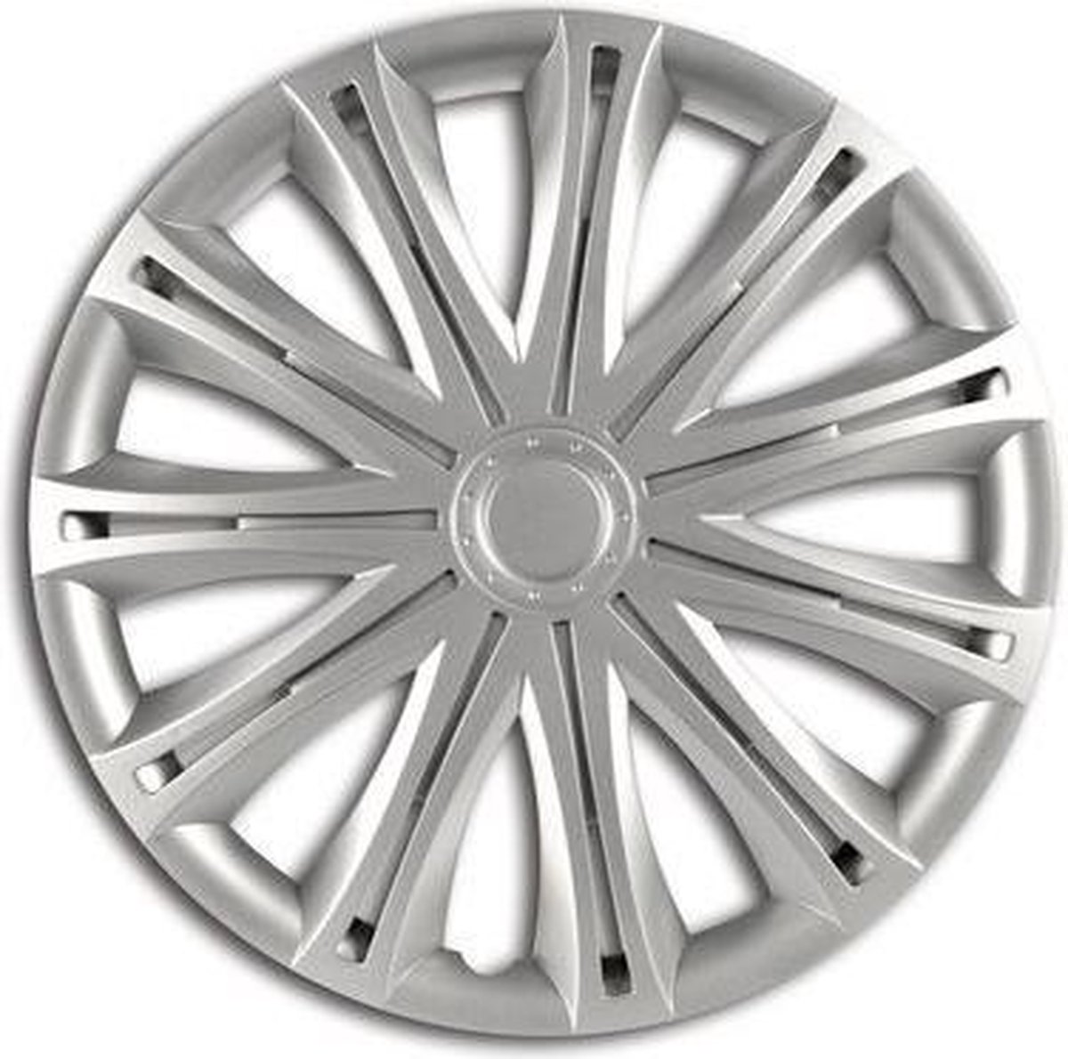 Car Plus Wieldoppen Alabama 15 Inch Abs Zilver Set Van 4