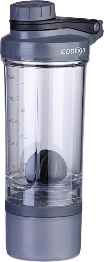 Contigo Shake Go Fit Protien Shaker With Compartment 650 ml