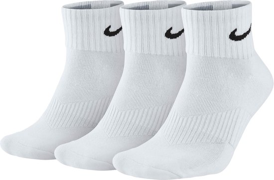 Nike Cushion Sokken 3-Pack - Medium - Wit | bol.com