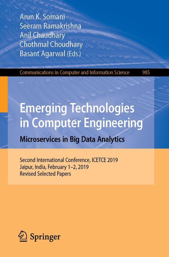 Springer Nature Proceedings Computer Science - Emerging Tech ... - cover