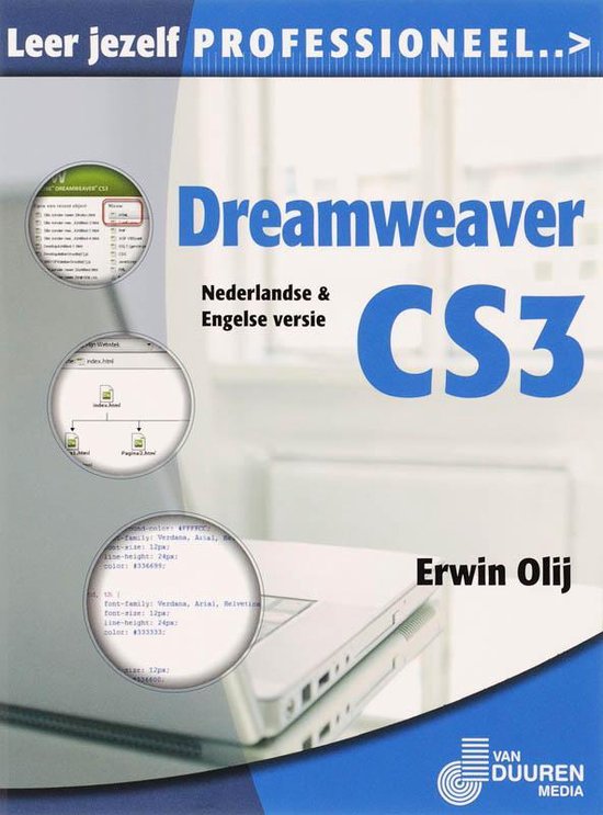 Cover van het boek 'Dreamweaver CS3'