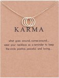 Mannies Vriendschaps Ketting / geluksketting - 2 stuks - Vriendschapsketting met boodschap - Karma Mannies Vriendschaps Ketting / geluksketting - 2 stuks - Vriendschapsketting met boodschap - Karma